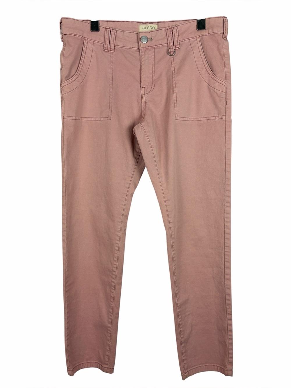Pilcro by Anthropologie Pink Utility Skinny Pants Size 29 Blush Stretch